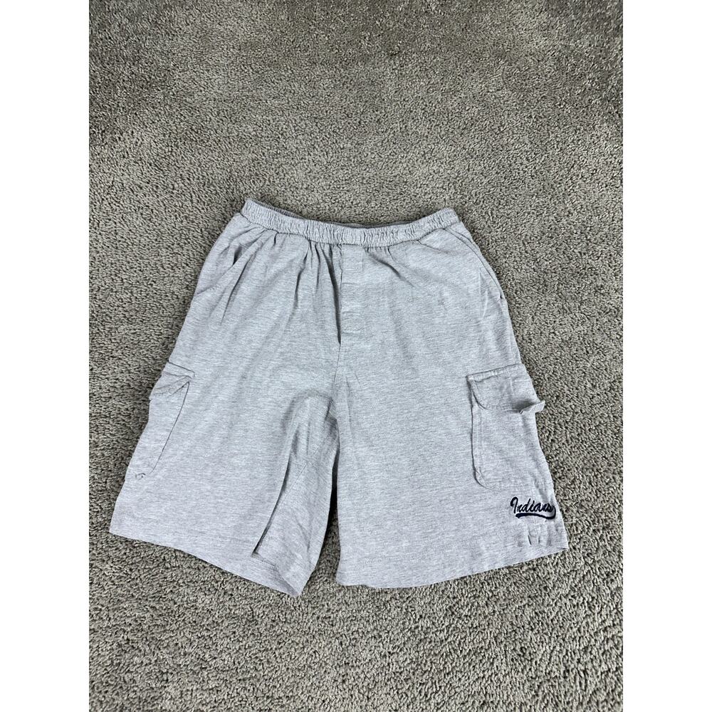 Vintage Cleveland Indians Shorts Mens Medium MLB Baseball Cargo Pro Edge 2000s